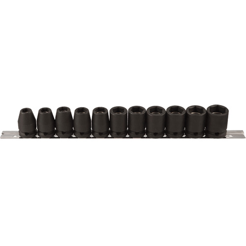 Socket Set, 11 Pcs, Impact, 1/2" Drive Size NRZ Safety Inc.
