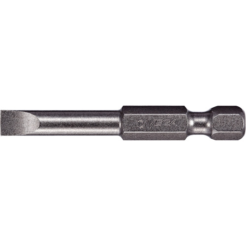 Embout pour outil &eacute;lectrique, Fente, Embout 0,02 x 0,138, Prise 1/4", Longueur 2" NRZ Safety Inc.