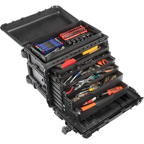 Gen 2 Mobile Tool Chest, 24" W, 6 Drawers, Black NRZ Safety Inc.