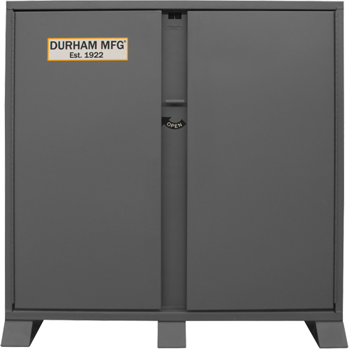 Armoire de rangement avec tablettes pour le chantier, Acier, 47,5 pi³, Gris NRZ Safety Inc.