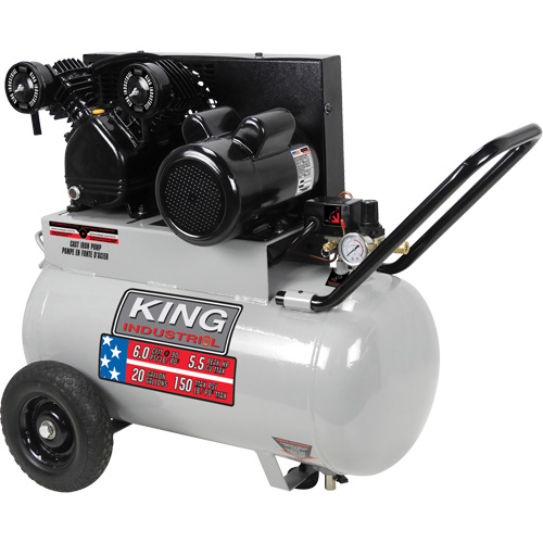 Compresseur &agrave; air, &eacute;lectrique, 20 gal. (24 gal. US), 150 PSI, 120/1/240/1 V NRZ Safety Inc.