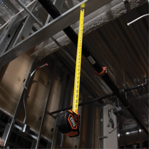 Magnetic Double-Hook Tape Measure, 25', Imperial Graduations NRZ Safety Inc.