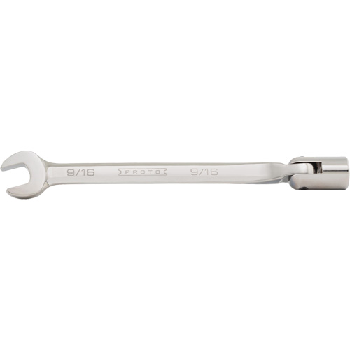 Combination Flex-Head Wrench, 12 Point, 3/8", Satin Finish NRZ Safety Inc.