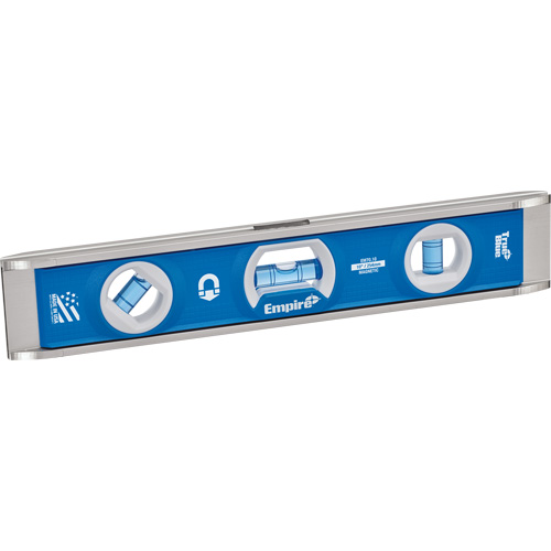 Niveau torpille, 10" lo, Aluminium, 1 fioles, Magn&eacute;tique NRZ Safety Inc.