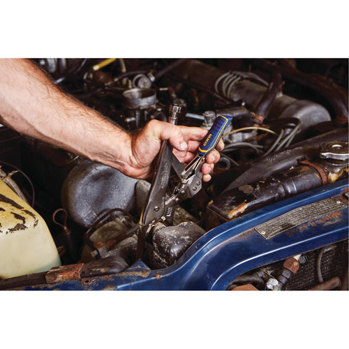 Vise-Grip&reg; Fast Release 10WR Locking Pliers with Wire Cutter, 10" Length, Curved Jaw NRZ Safety Inc.