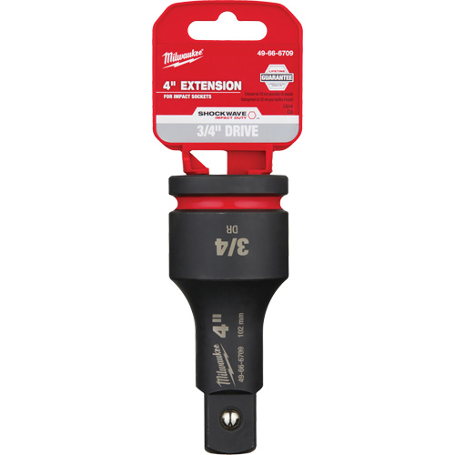 Rallonge pour douille Shockwave Impact Duty, Chocs, Prise 3/4", 4" lo NRZ Safety Inc.