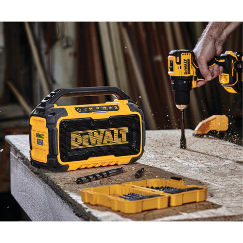 Max Jobsite Bluetooth&reg; Speaker (Tool Only), Lithium-Ion, 12 V/20 V NRZ Safety Inc.