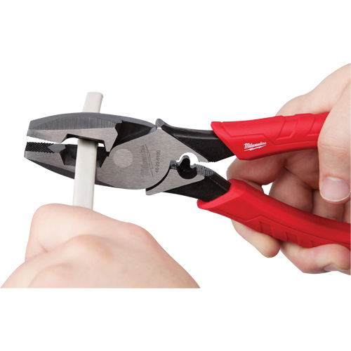 Comfort Grip High Leverage Lineman's Pliers with Crimper NRZ Safety Inc.