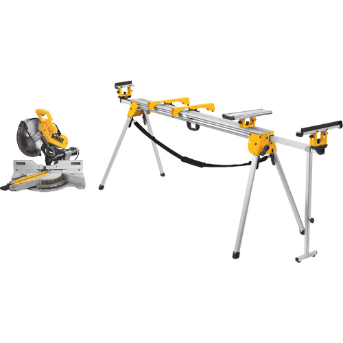 Double Bevel Sliding Compound Mitre Saw with Stand NRZ Safety Inc.