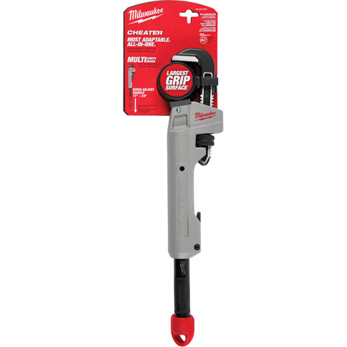 Cl&eacute; &agrave; tuyau adaptable Cheater, Cap des m&acirc;choires 2-1/2", Longueur 11"/18"/24" NRZ Safety Inc.