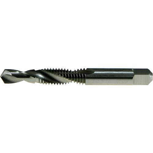 Taraud et foret combin&eacute; Drillco, #4, Acier rapide, Pointe de 118° NRZ Safety Inc.