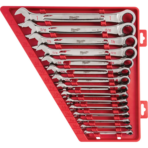 Ratcheting Wrench Set, Combination, 15 Pieces, Imperial NRZ Safety Inc.