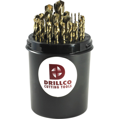 DRILLCO Imperial Drill Pal Jobber Length Drill Bit Set, 29 Pieces, Cobalt NRZ Safety Inc.