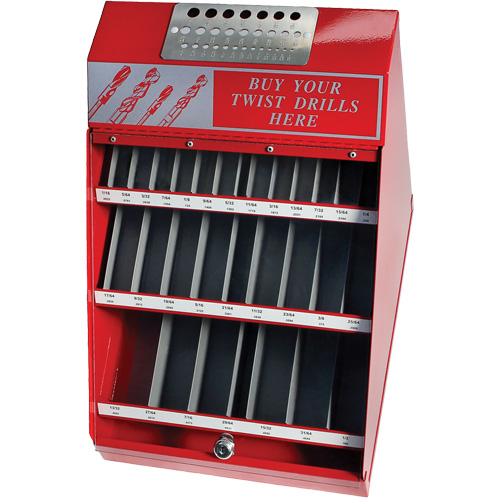 Drillco&reg; Fractional Stubby Drill Bit Display Set, 540 Pieces NRZ Safety Inc.