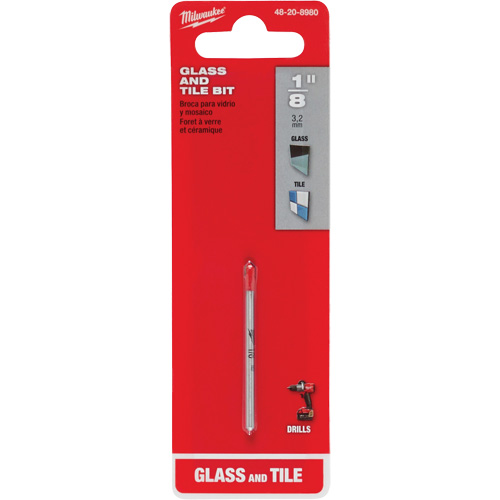 Glass & Tile Bit, 1/8", Carbide NRZ Safety Inc.