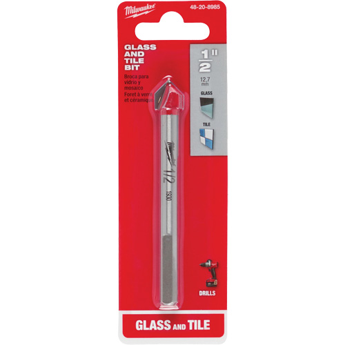 Glass & Tile Bit, 1/2", Carbide NRZ Safety Inc.