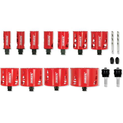 Ensemble de scie-cloche bim&eacute;tallique de plombier, 17 morceaux NRZ Safety Inc.