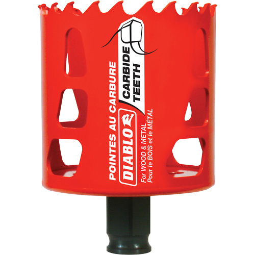 Scie cloche pour bois et m&eacute;tal, 2-9/16", Profondeur de la coupe 2-3/8", Carbure NRZ Safety Inc.