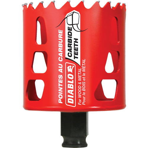 Scie cloche pour bois et m&eacute;tal, 2-5/8", Profondeur de la coupe 2-3/8", Carbure NRZ Safety Inc.