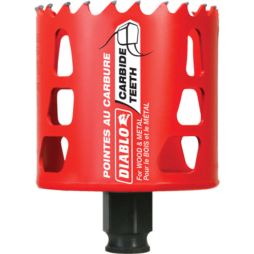 Scie cloche pour bois et m&eacute;tal, 2-11/16", Profondeur de la coupe 2-3/8", Carbure NRZ Safety Inc.