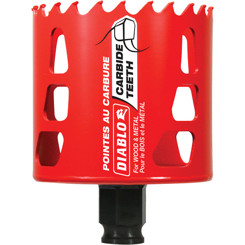 Wood & Metal Hole Saw, 2-3/4", 2-3/8" Depth of Cut, Carbide NRZ Safety Inc.