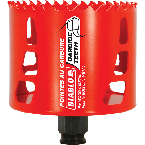 Scie cloche pour bois et m&eacute;tal, 3-1/4", Profondeur de la coupe 2-3/8", Carbure NRZ Safety Inc.