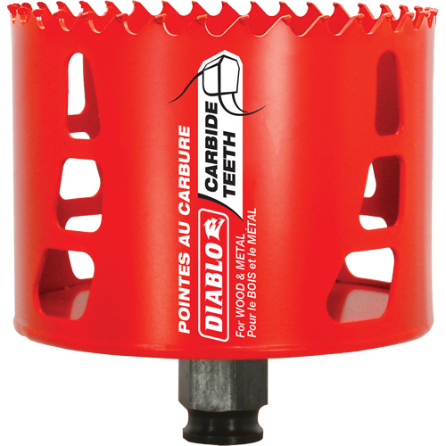 Scie cloche pour bois et m&eacute;tal, 3-1/2", Profondeur de la coupe 2-3/8", Carbure NRZ Safety Inc.