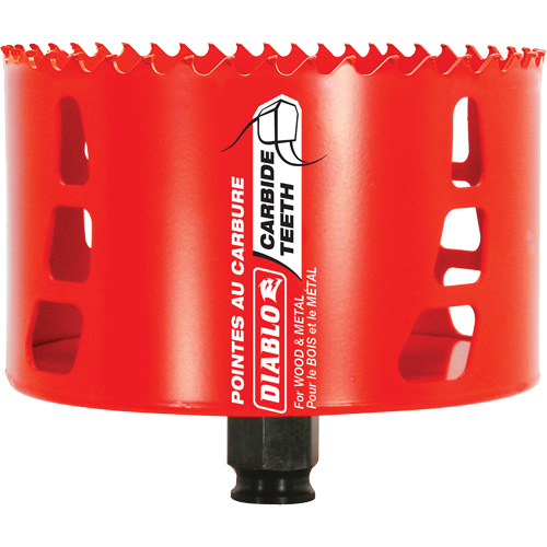 Scie cloche pour bois et m&eacute;tal, 4-1/4", Profondeur de la coupe 2-3/8", Carbure NRZ Safety Inc.