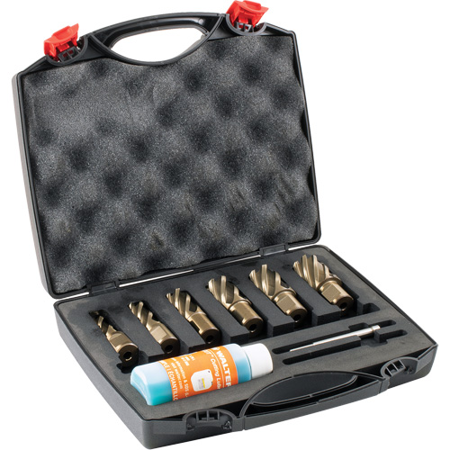 Ensemble de fraises annulaires &agrave; carotter SST, Bronze, Profondeur de la coupe de 1", Tige 3/4" NRZ Safety Inc.