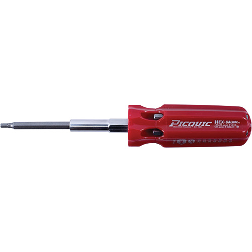 Hex-Calibre Metric Multi-Bit Screwdriver, Plastic Handle NRZ Safety Inc.