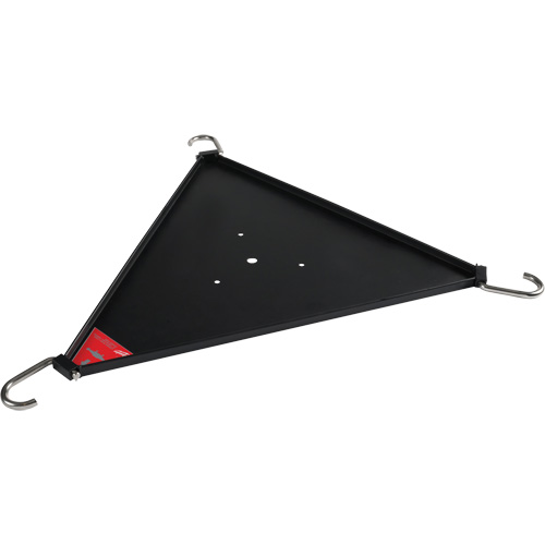 Tablette inf&eacute;rieure pour tr&eacute;pied de nivellement de 6 po avec &eacute;tau &agrave; chaîne NRZ Safety Inc.