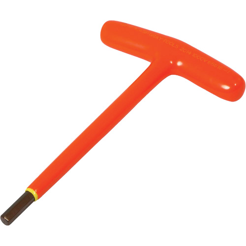 SAE Insulated Hex Key, Hex End, 7/64" x 4.75" L, T Handle NRZ Safety Inc.