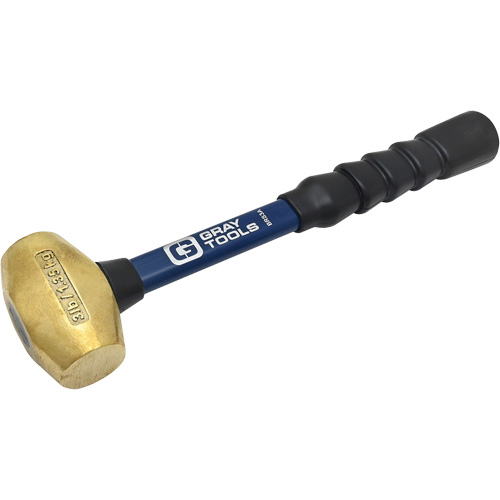 Brass Hammer, 3 lbs. Head Weight, 14" L NRZ Safety Inc.