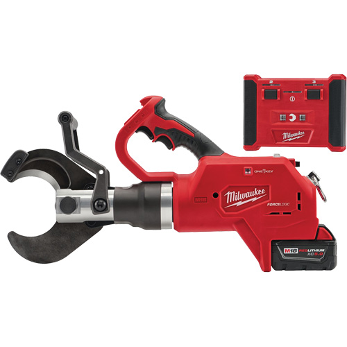 Coupe-c&acirc;ble pour c&acirc;bles souterrains de 3" M18 Force Logic avec t&eacute;l&eacute;commande sans fil NRZ Safety Inc.