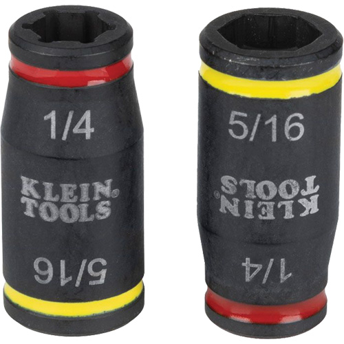3-in-1 Impact Flip Socket Set, Hex, 1/4" Drive, 3 Pcs NRZ Safety Inc.