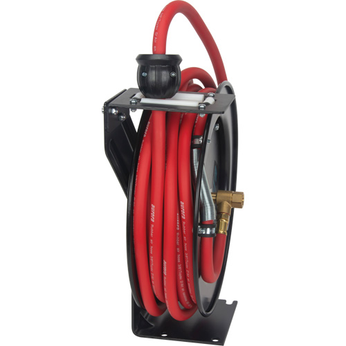 Hose Reel, Air/Water, 3/8" x 35', Single Hose, 300 psi NRZ Safety Inc.