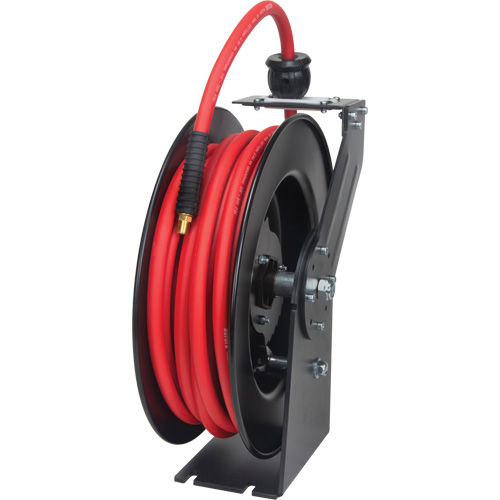 Hose Reel, Air/Water, 3/8" x 50', Single Hose, 300 psi NRZ Safety Inc.