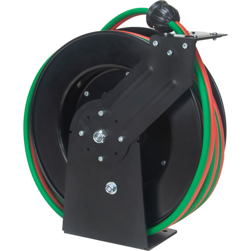 Welding Hose Reel, Welding Gases, 1/4" x 50', Single Hose, 300 psi NRZ Safety Inc.