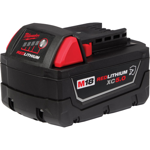 Bloc-piles &agrave; capacit&eacute; &eacute;tendue Redlithium XC5.0, Lithium-ion, 18 V NRZ Safety Inc.