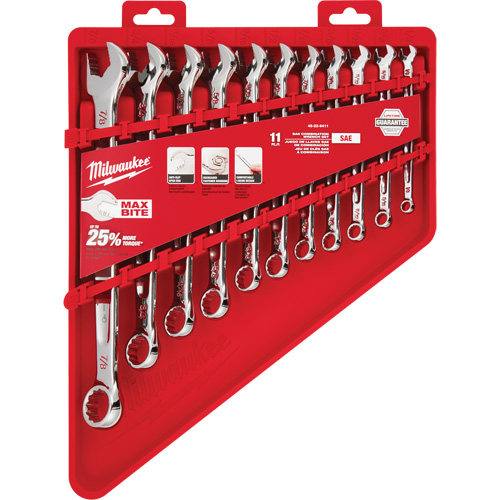 SAE Wrench Set, Combination, 11 Pieces, Imperial NRZ Safety Inc.