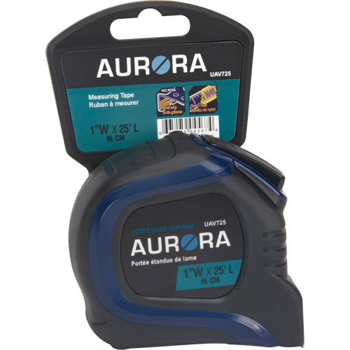 Ruban &agrave; mesurer, 1" x 25', Marques de goujon Imp&eacute;rial/Imp&eacute;rial & m&eacute;trique NRZ Safety Inc.