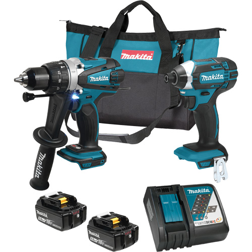 LXT Cordless 2-Tool Combo Kit, Lithium-Ion, 18 V NRZ Safety Inc.