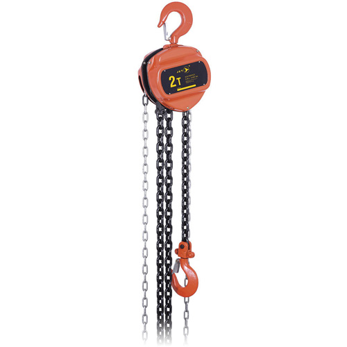 VCH Series Chain Hoist, 10' Lift, 4400 lbs. (2 tons) Capacity, Heat-Treated Alloy Steel Chain NRZ Safety Inc.