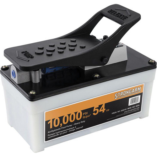 402A Pompe pneumatique/hydraulique &agrave; pied pour usage intensif NRZ Safety Inc.