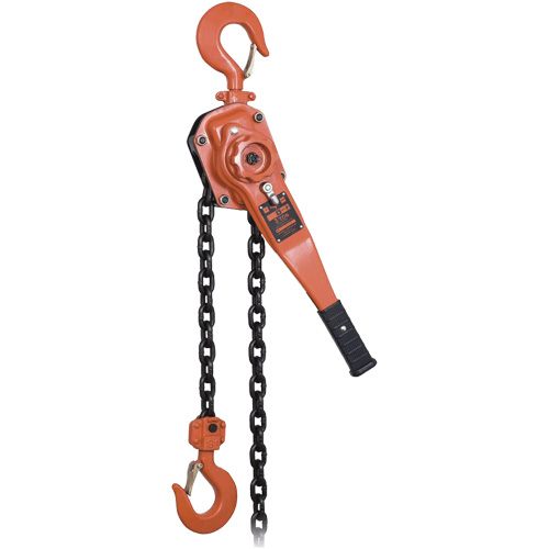 KLP-300L-5 KLP Series Heavy-Duty Lever Chain Hoist with Overload Protection, 5' Lift, 6000 lbs. (3 tons) Capacity NRZ Safety Inc.