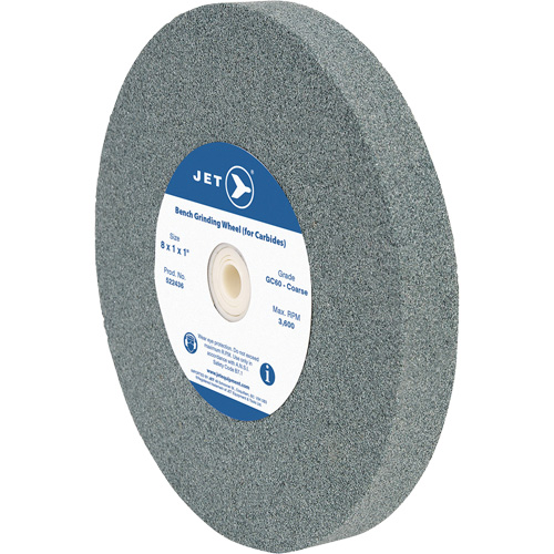 GC810C Bench Grinding Wheel, 8" x 1", 1" Arbor, Silicon Carbide NRZ Safety Inc.