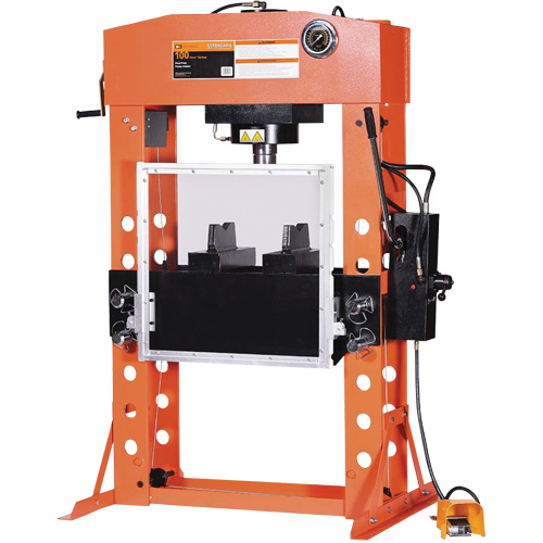 Presses pour atelier &agrave; usage lourd, Capacit&eacute; 100 tonnes NRZ Safety Inc.