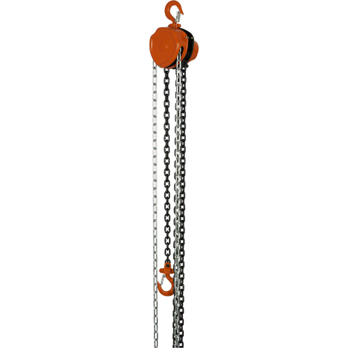 VHC Series Chain Hoists, 10' Lift, 1100 lbs. (0.5 tons) Capacity, Alloy Steel Chain NRZ Safety Inc.