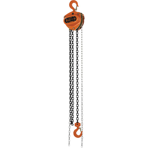 KCH Series Chain Hoists, 10' Lift, 4400 lbs. (2 tons) Capacity, Alloy Steel Chain NRZ Safety Inc.