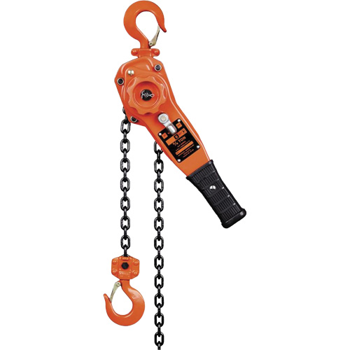 KLP-75L-5 KLP Series Lever Chain Hoists, 5' Lift, 1500 lbs. (0.75 tons) Capacity, Steel Chain NRZ Safety Inc.